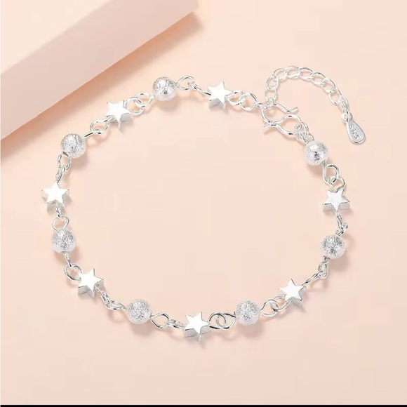 Sterling Silver Star Bracelet - Picture 1 of 1